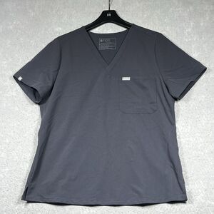 Figs Scrub Top Womens Large Technical Collection V Neck Pocket Uniform #5003